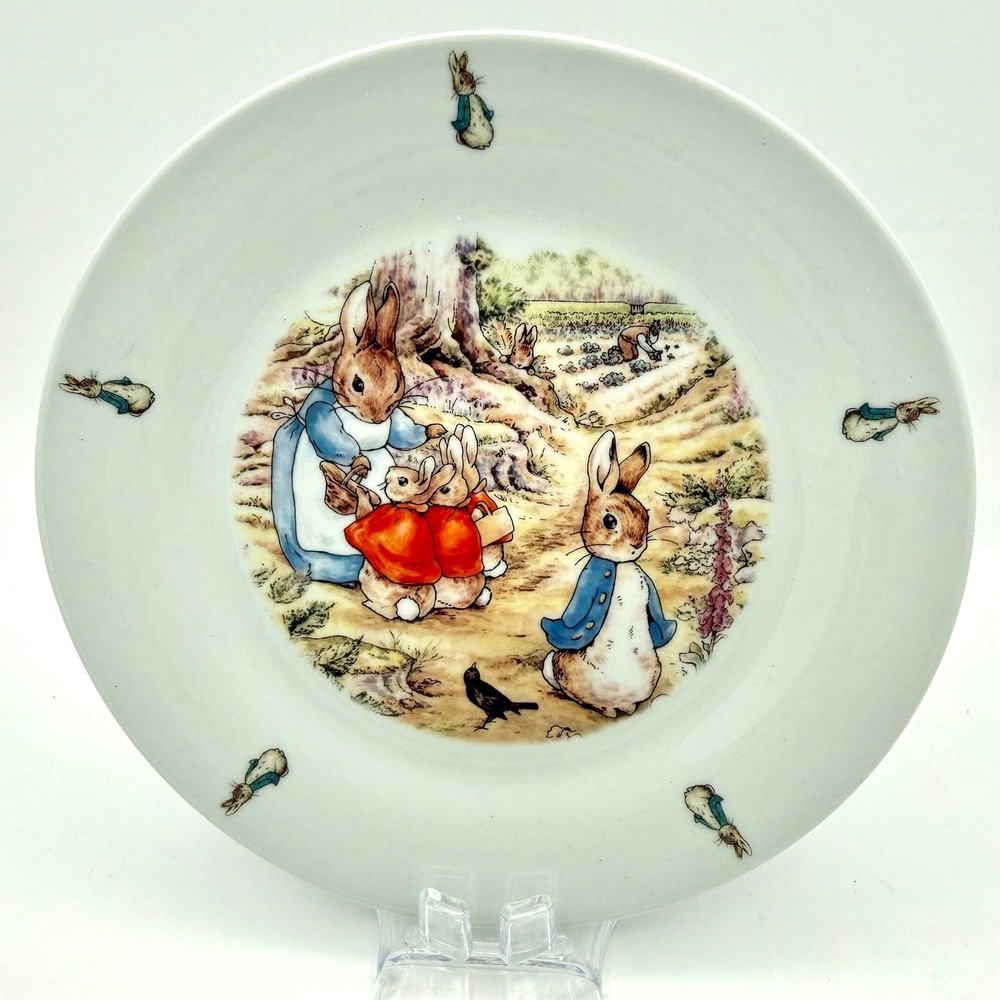 Beatrix Potter Peter Rabbit Porcelain Plate & Mug Set M.W. Reutter Cardew 2pc - Picture 2 of 11